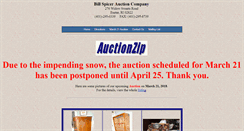 Desktop Screenshot of billspicerauction.com
